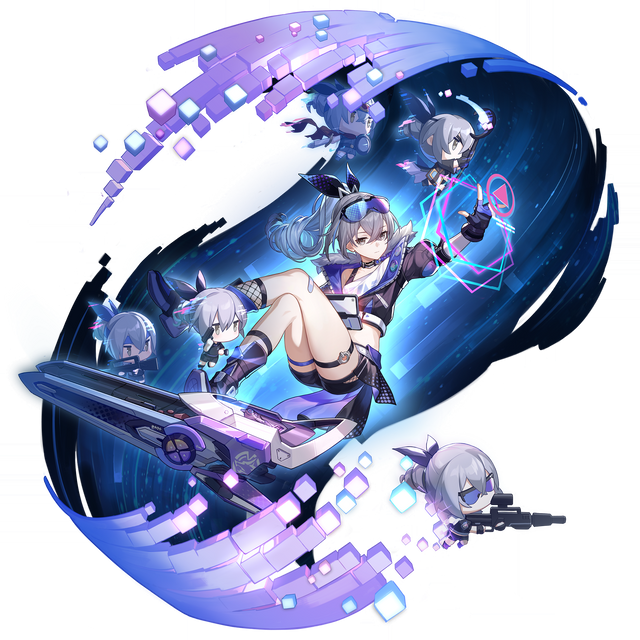 Silver Wolf's gacha art